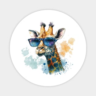 giraffe glasses Magnet